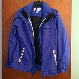 Women's Columbia blue interchange jacket